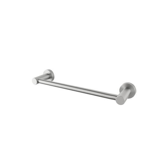 Round Chrome Hand Towel Holder 347mm Wall Mounted